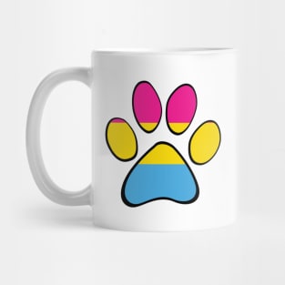 Pansexual Pride Paw Mug